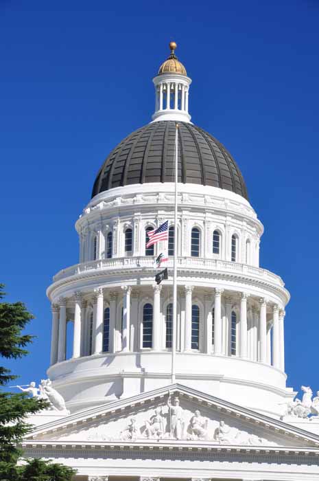 The Capitol dome